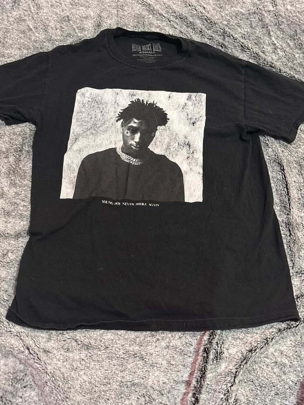 Never Broke Again NBA YoungBoy Graphic T-Shirt XS